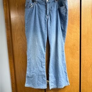 Avenue Light Blue Bootcut Denim Jeans